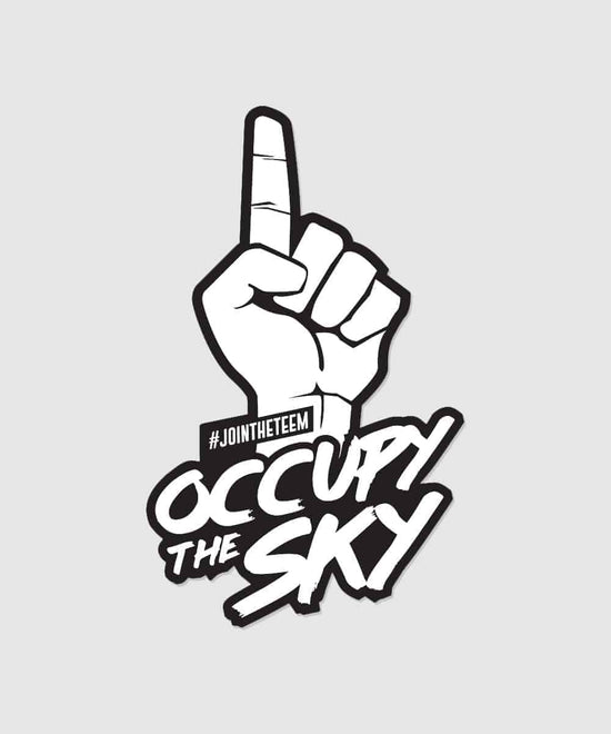 Occupy The Sky Sticker (2 pack)