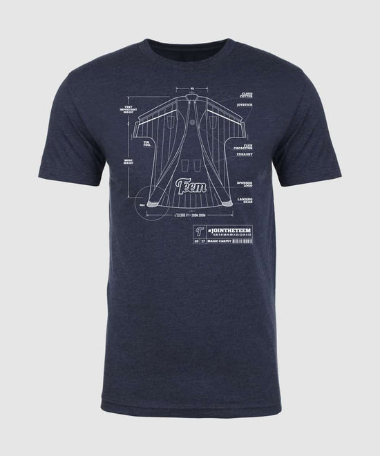 Wingsuit Blueprint T-Shirt